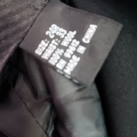 Tulliano Men's Dress Trousers Pleated Front Black Size 24R - Picture 2 of 10